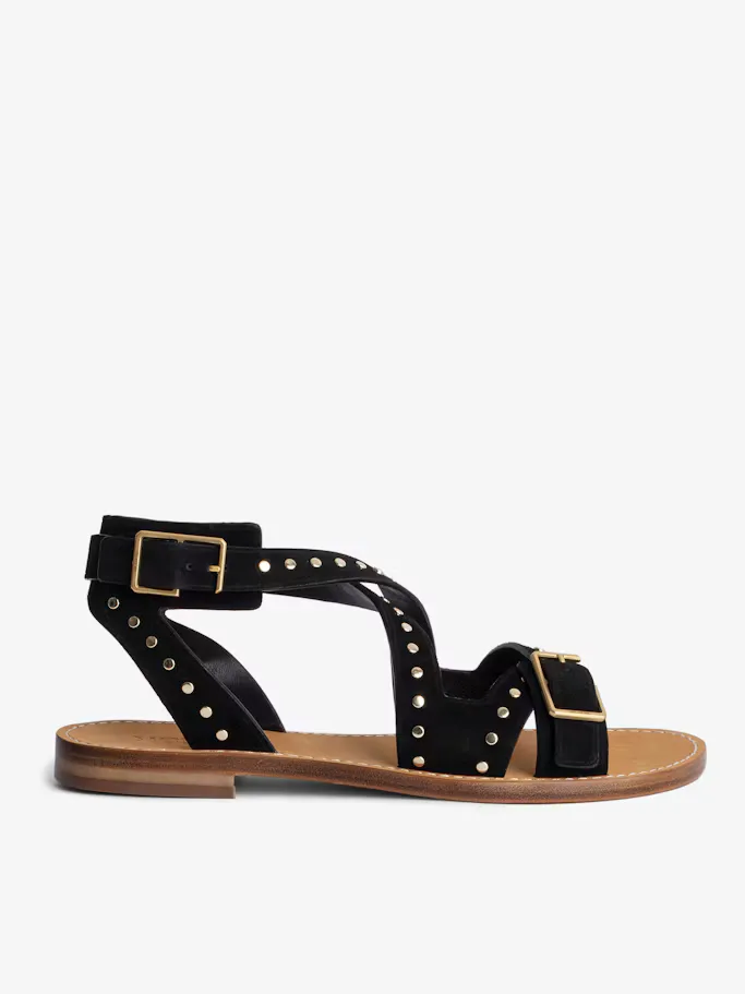 Cecilia Studs Caprese Sandals by Zadig & Voltaire