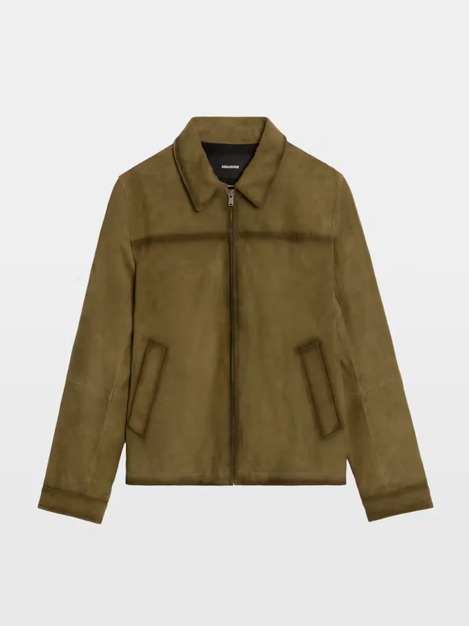 Loumy Suede Leather Jacket by Zadig & Voltaire