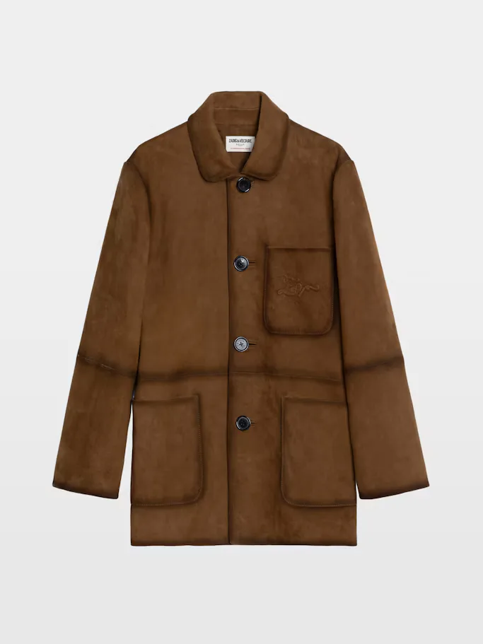 Venezia Leather Suede Western Jacket by Zadig & Voltaire