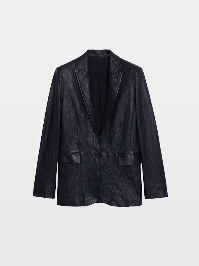 Valse Leather Blazer by Zadig & Voltaire