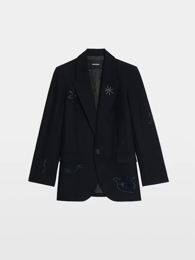 Vival Embellished Blazer by Zadig & Voltaire