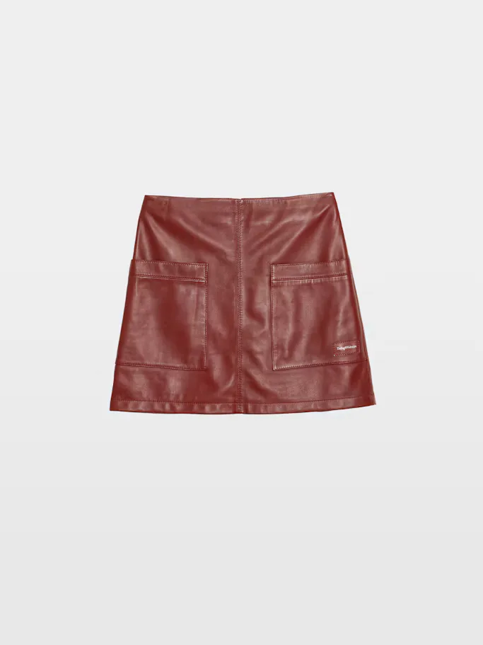 Jaime Leather Skirt by Zadig & Voltaire