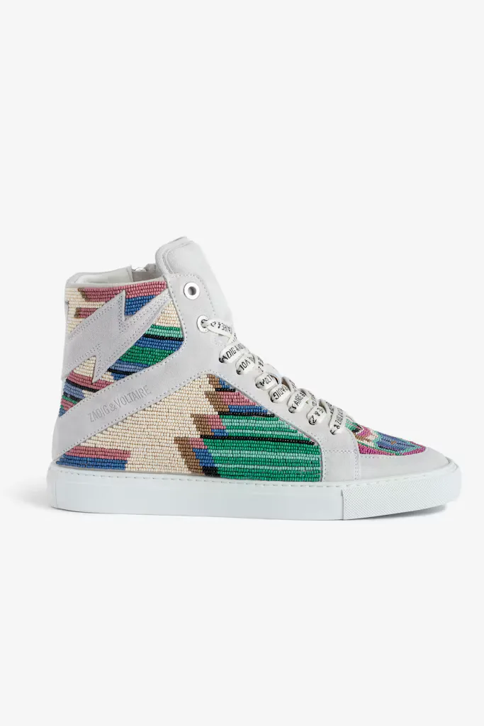 ZV1747 High Flash High-Top Trainers by Zadig & Voltaire