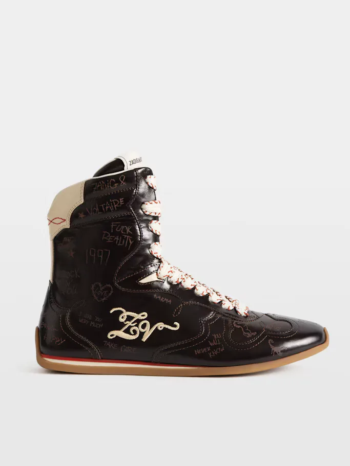 Mid ZV Dance Vintage Laser Sneakers by Zadig & Voltaire