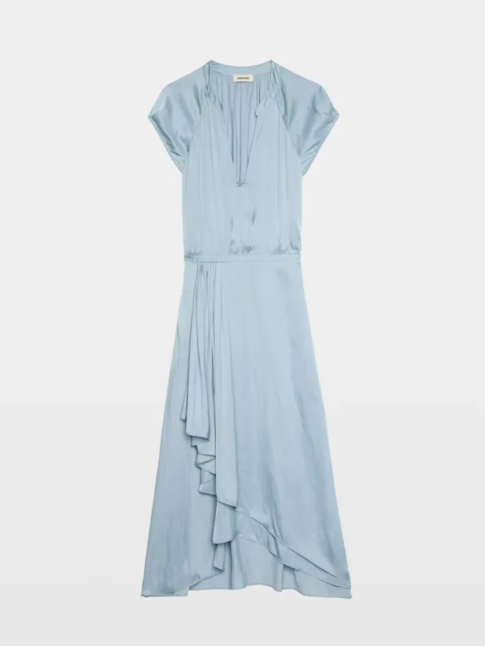 Randall Asymmetric Ruffled Dress by Zadig & Voltaire