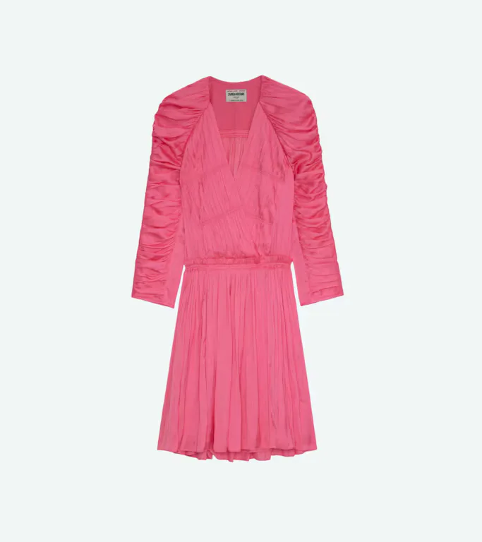 Realine Satin Dress - Rubber by Zadig & Voltaire