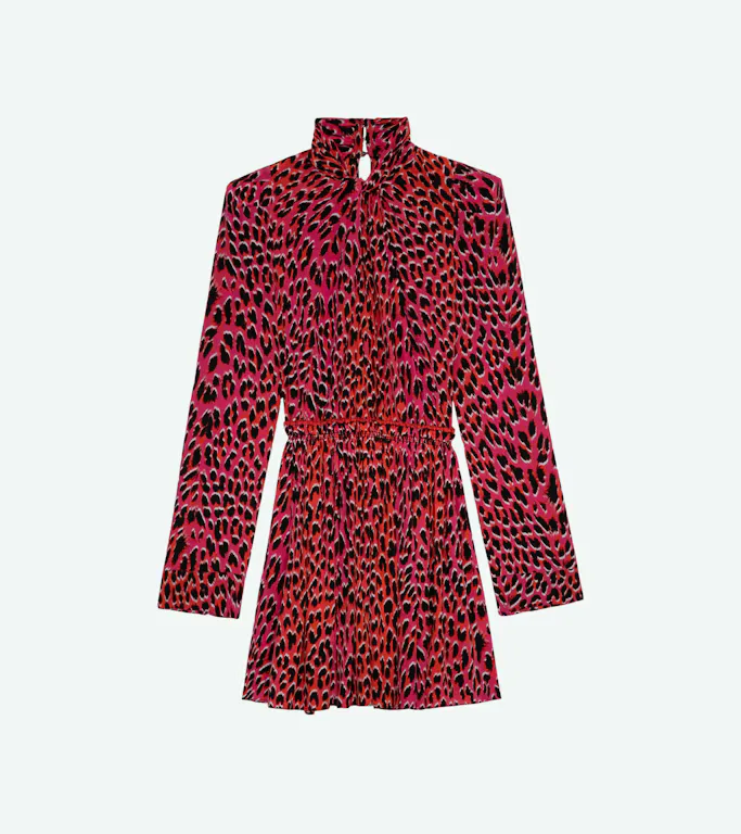 Ryde Leopard Silk Dress by Zadig & Voltaire