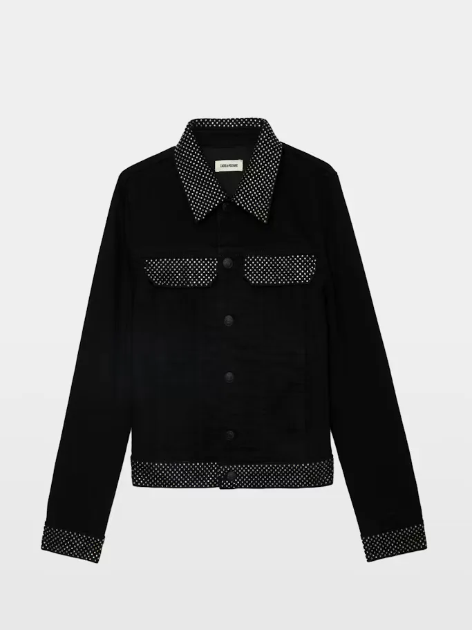 Kioky Diamant Denim Jacket by Zadig & Voltaire