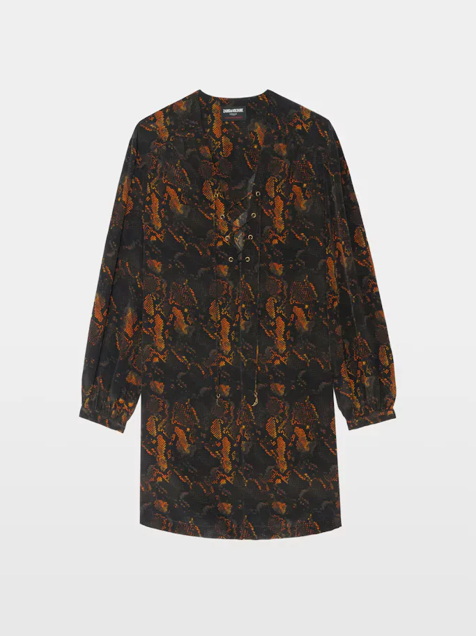 Ramela Snake Print Dress by Zadig & Voltaire