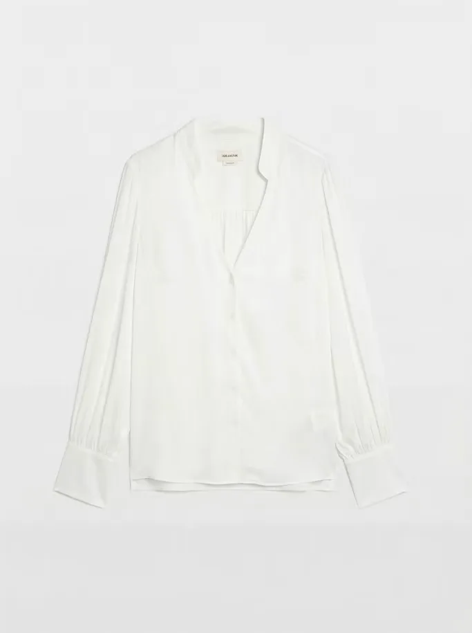 Tinous Satin Shirt by Zadig & Voltaire