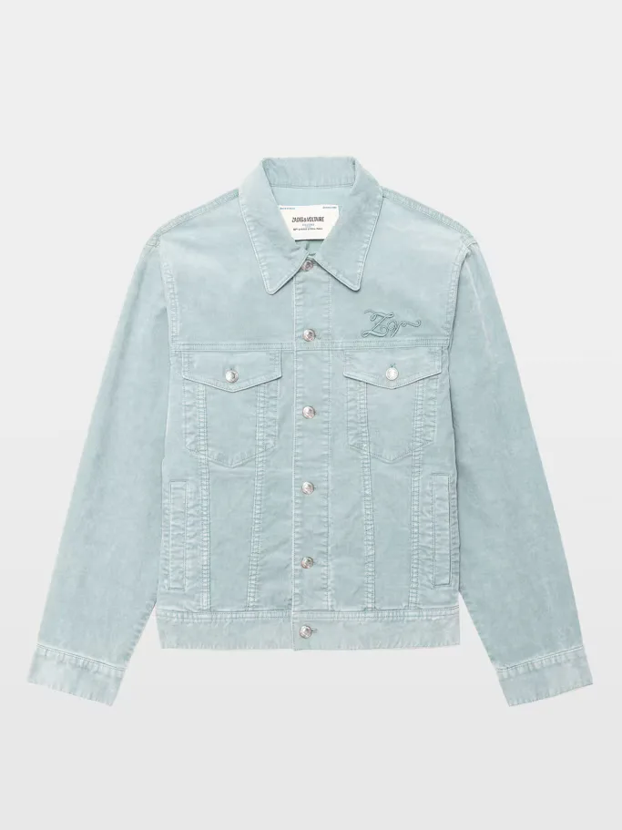 Bases Corduroy Jacket - Denim by Zadig & Voltaire