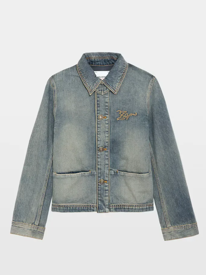 Lessa Denim Jacket by Zadig & Voltaire
