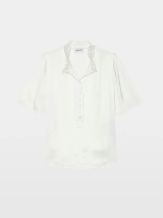 Topher Satin Top by Zadig & Voltaire