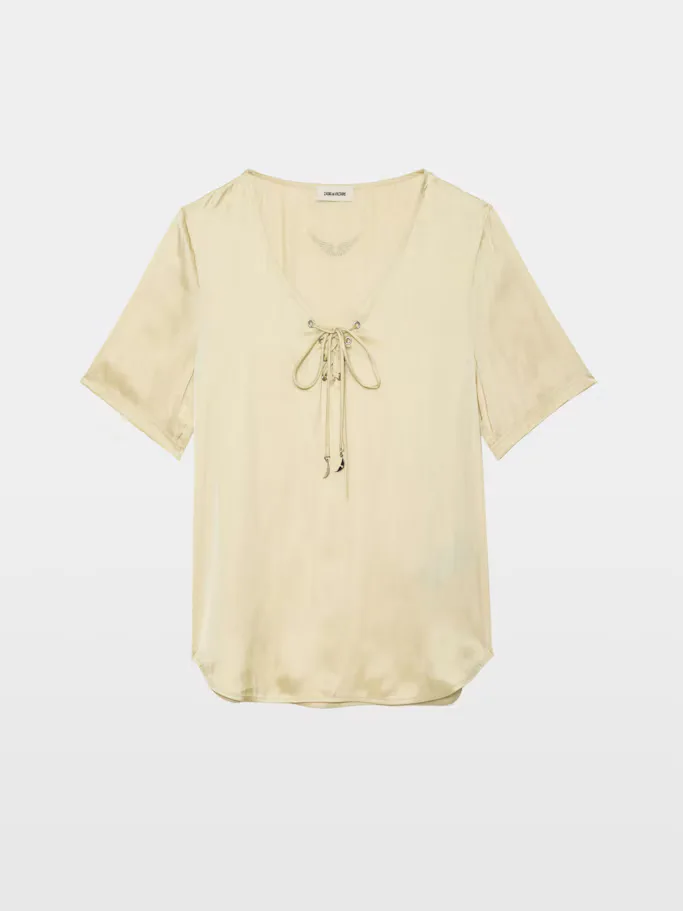 Terzo Satin Top by Zadig & Voltaire