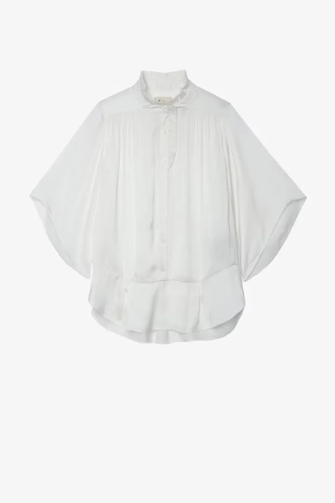 Taro Satin Top by Zadig & Voltaire