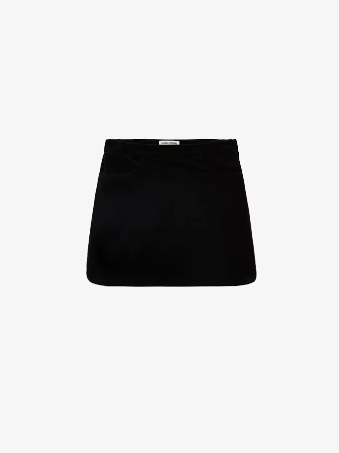Jinette Velvet Skirt by Zadig & Voltaire