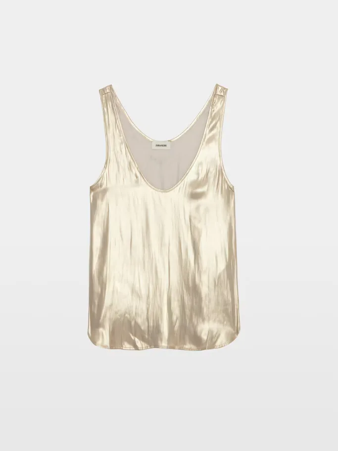 Tarys Satin Tank Top by Zadig & Voltaire