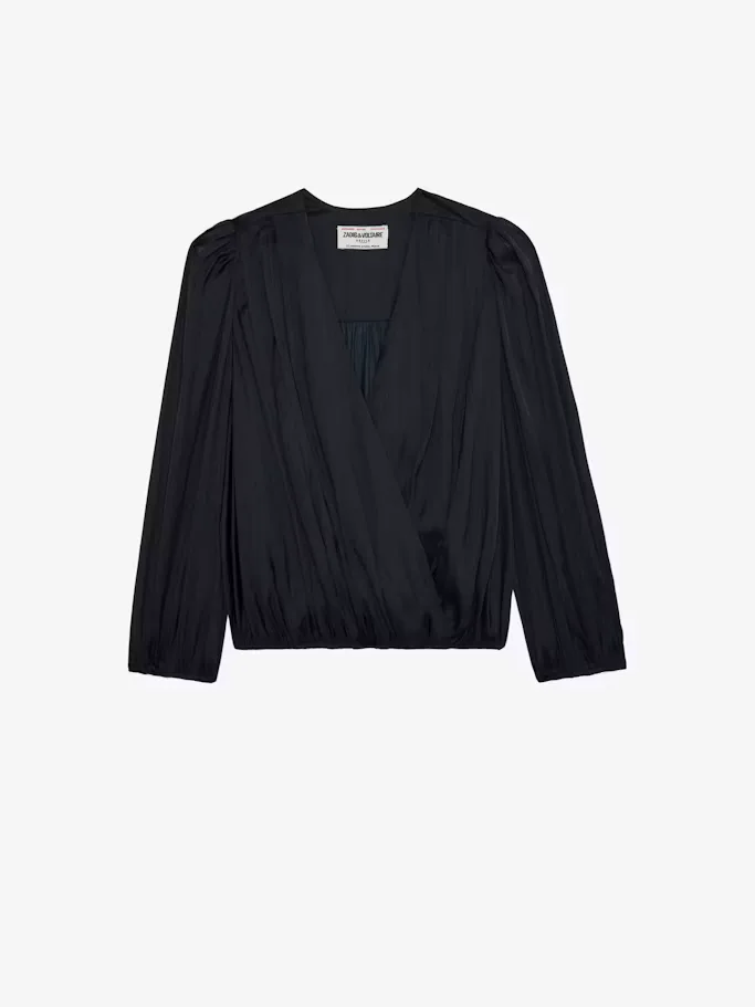 Tyfon Satin Top by Zadig & Voltaire