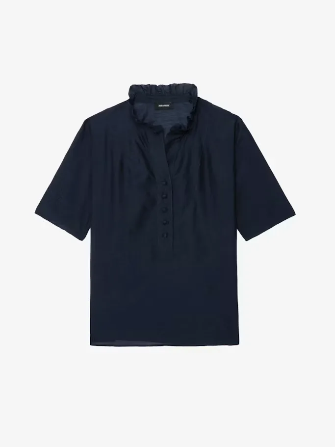 Topher Tomboy Ruched Top by Zadig & Voltaire