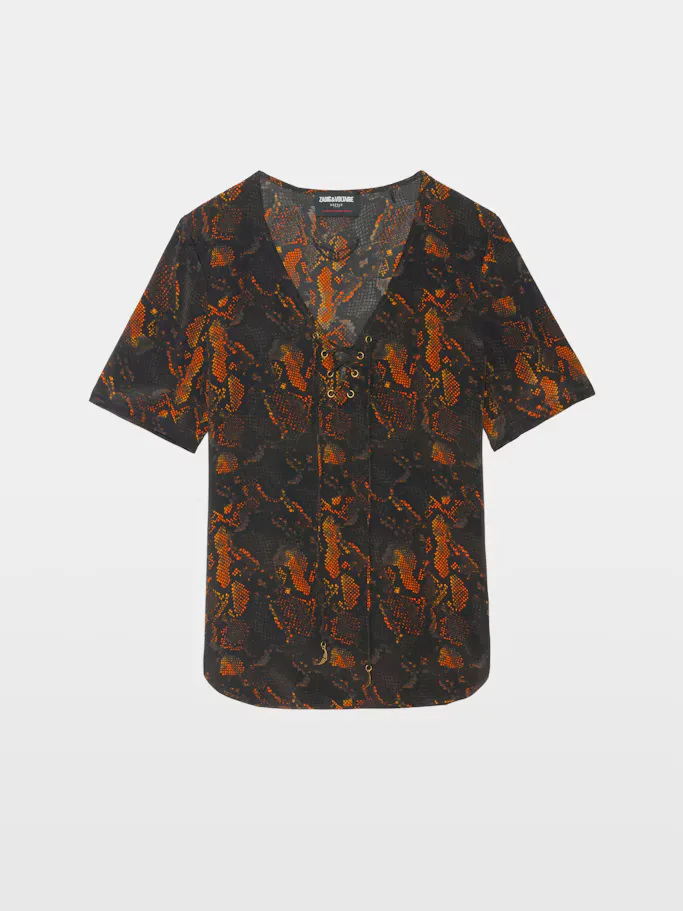 Terzo Silk Top by Zadig & Voltaire