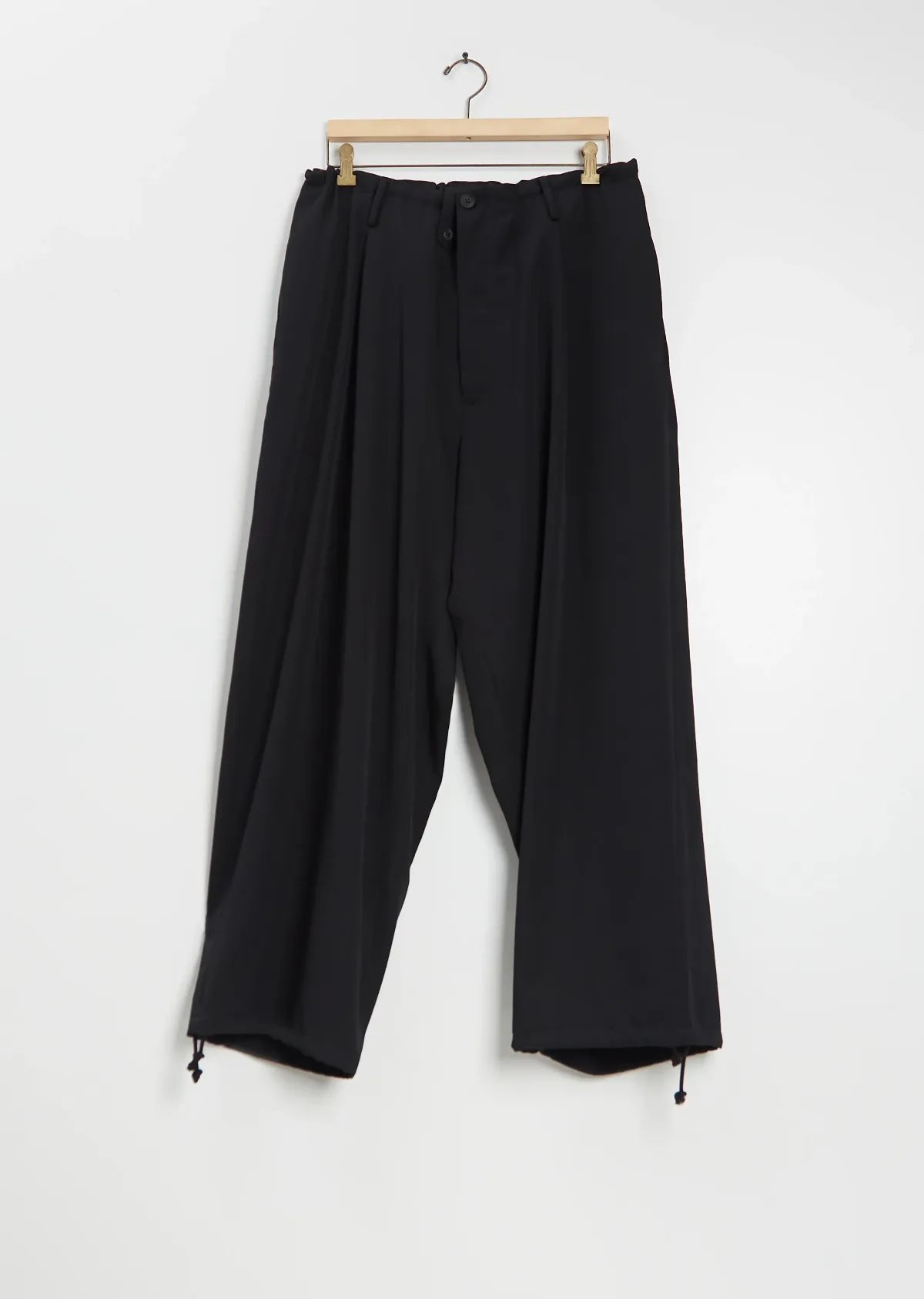 Yohji Yamamoto Pour Homme New Standard Wallet Wool Pants by Yohji Yamamoto Pour Homme