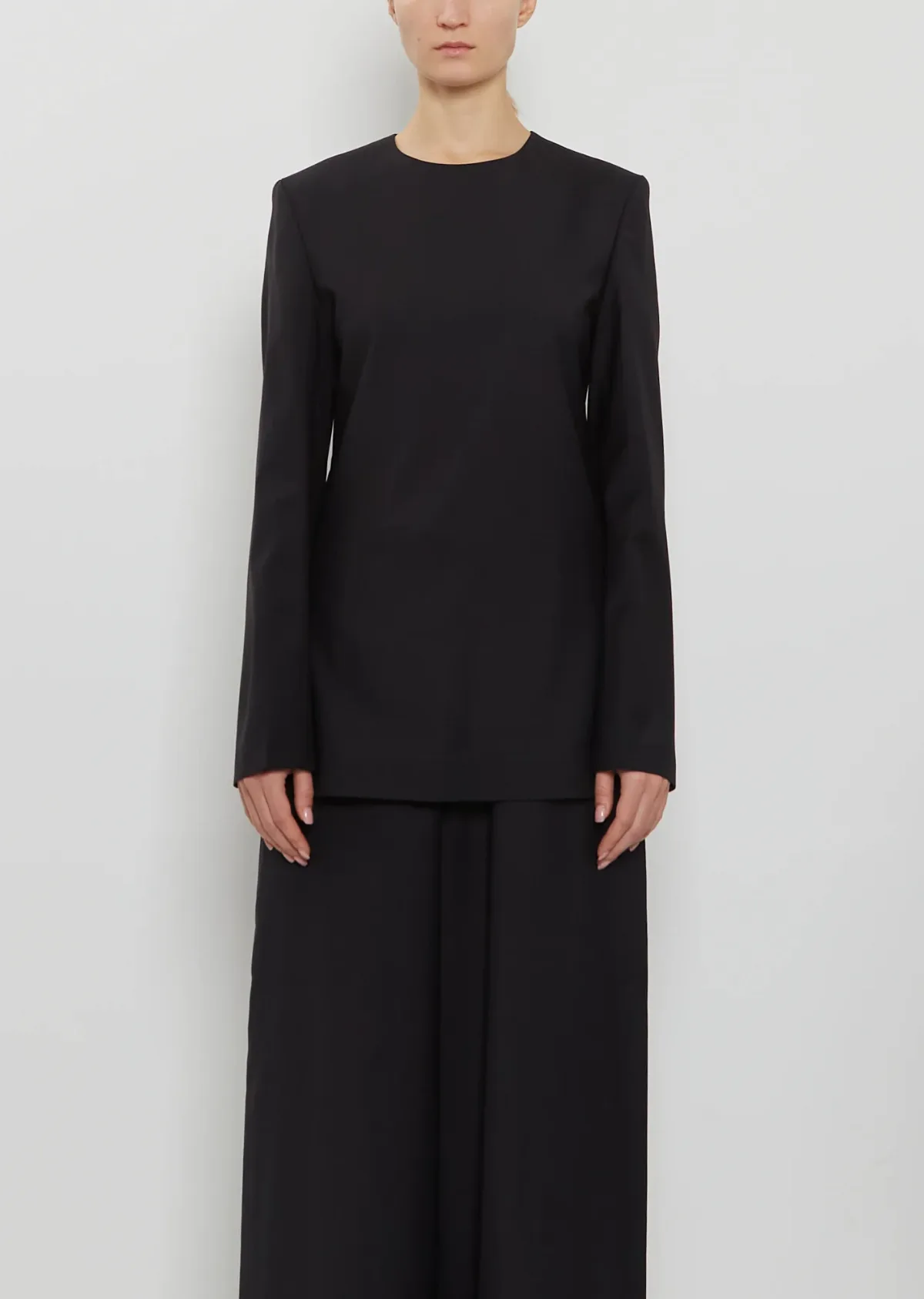 Tailored Dinner Wool Blouse by Totême