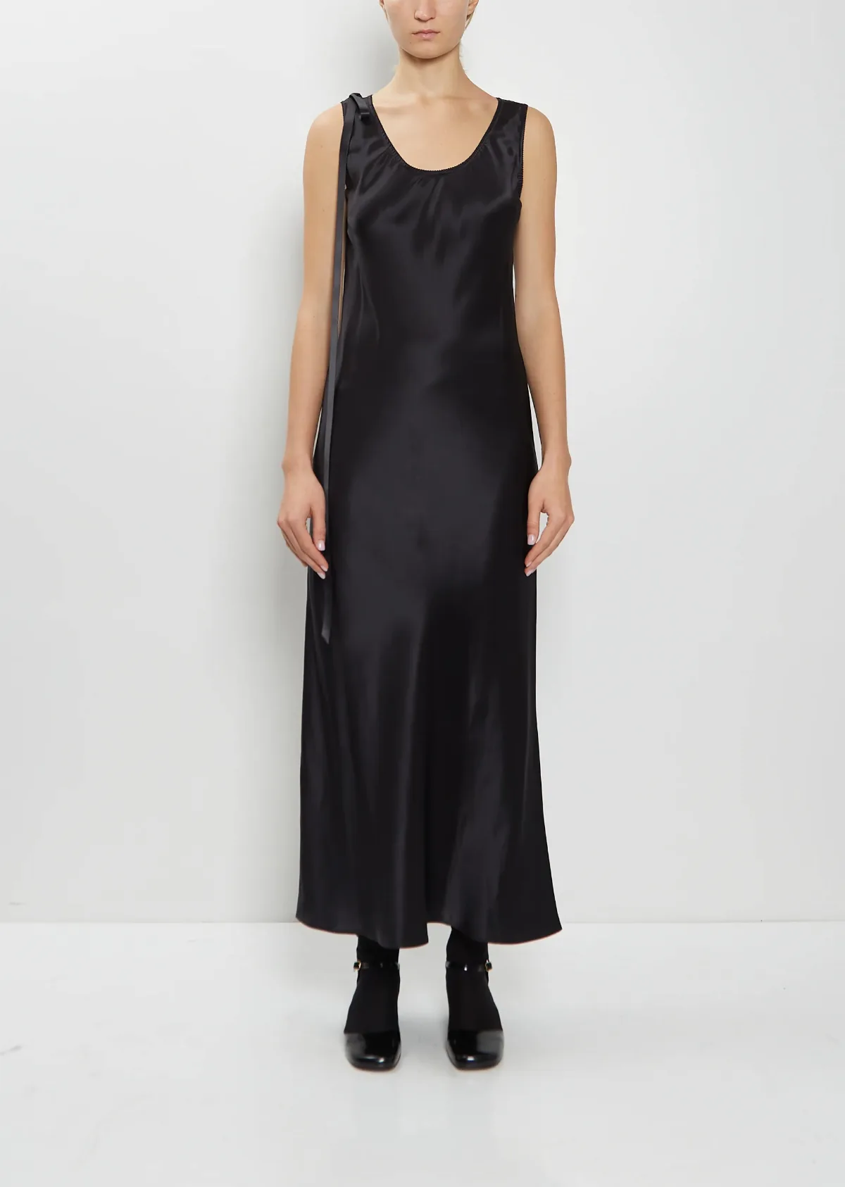 Bow Detail Silk Camisole Dress by Simone Rocha