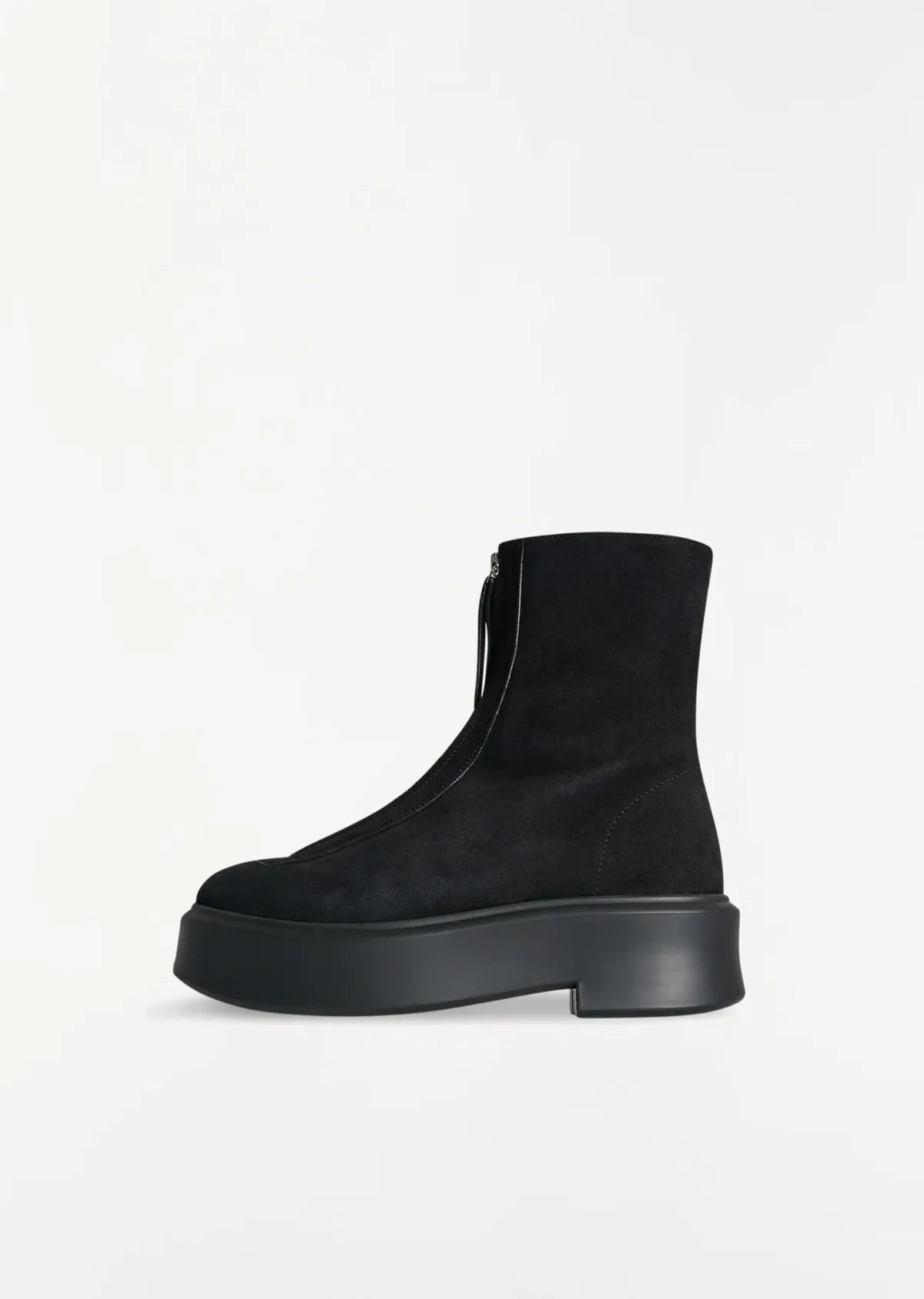 Zipped Suede Boot I by The Row
