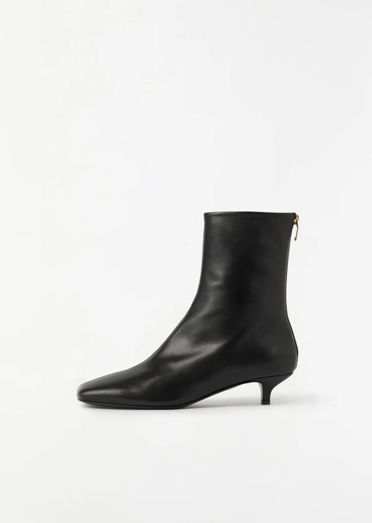 Leather Day Ankle Boots by Totême