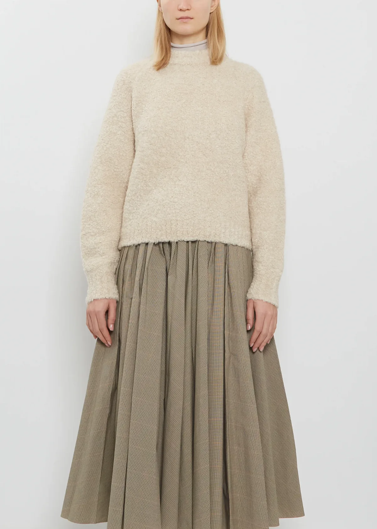Mock Neck Alpaca Sweater by 6397
