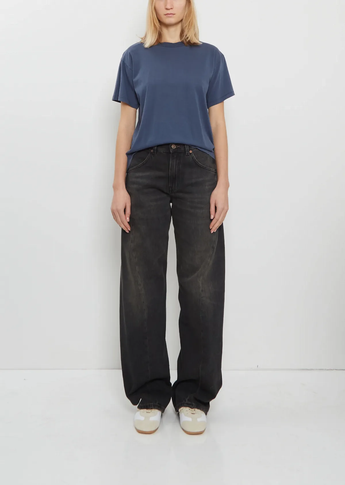 Big Twisted Seam Cotton Jean by 6397