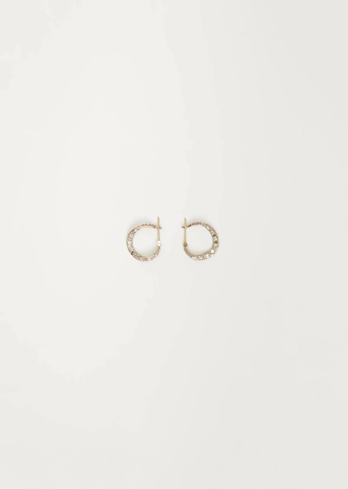 Bijoux Melee Hoops 14k WG by Noguchi Bijoux