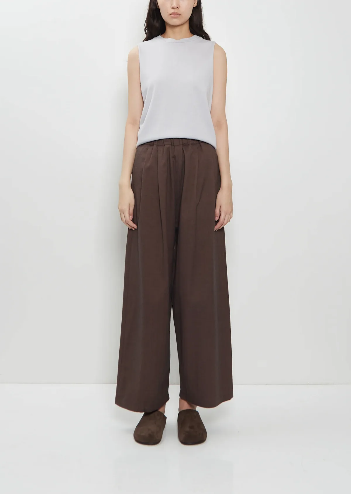 Luce Cotton Cashmere Trouser by Eleph