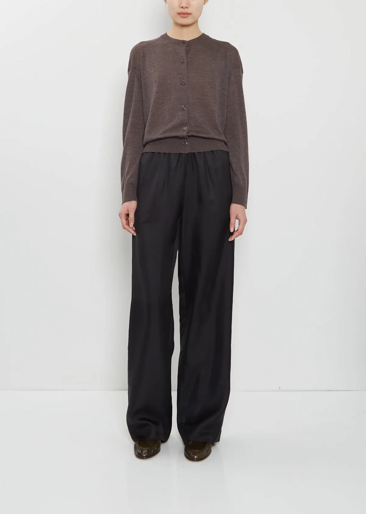 Alera Silk Wide Leg Pants by Loulou De Saison