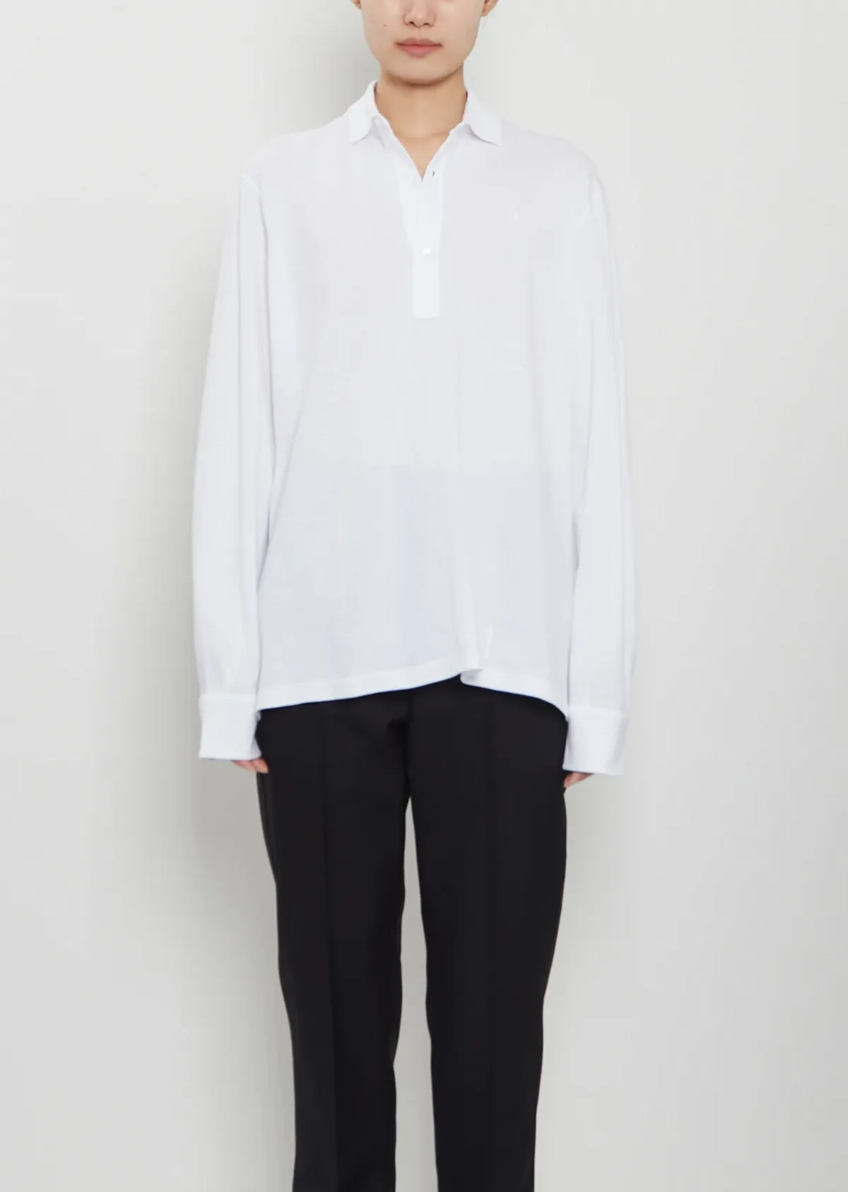 Origami Cotton Polo Shirt by Setchu