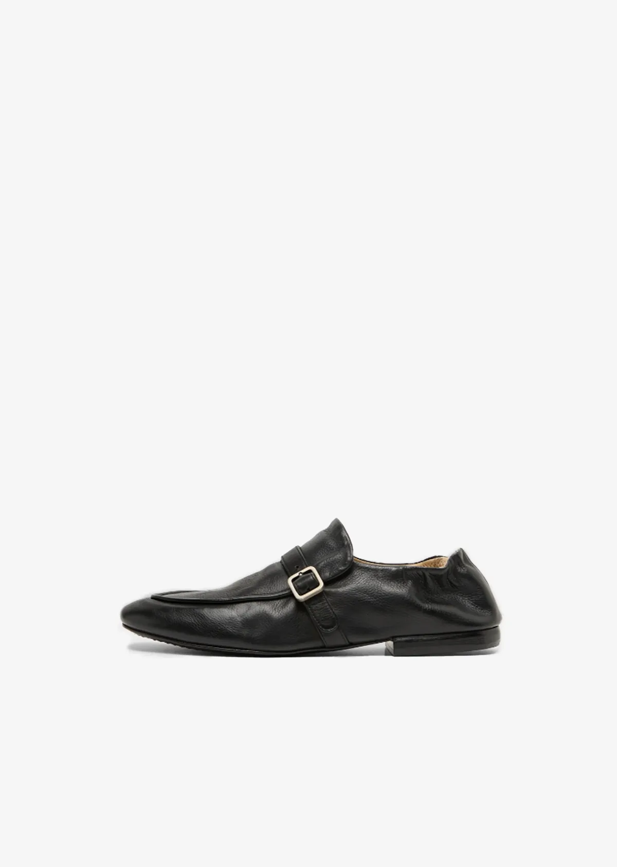 Mandolo Buckled Leather Loafer by Marsll