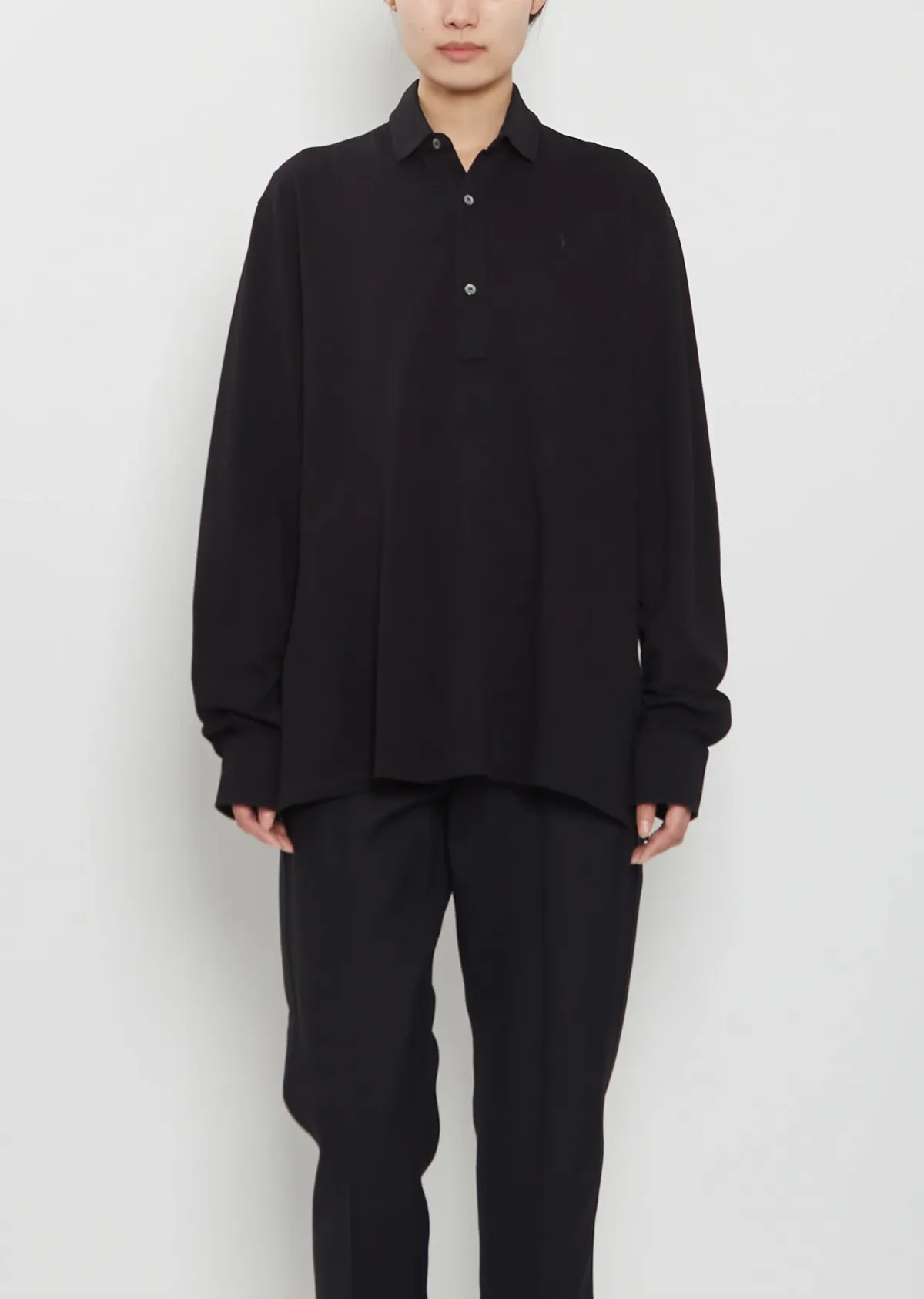 Origami Cotton Polo Shirt by Setchu