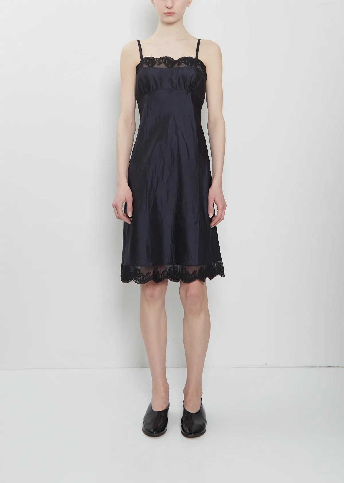 Iridescent Silk Habutai Susan Slip by Dosa