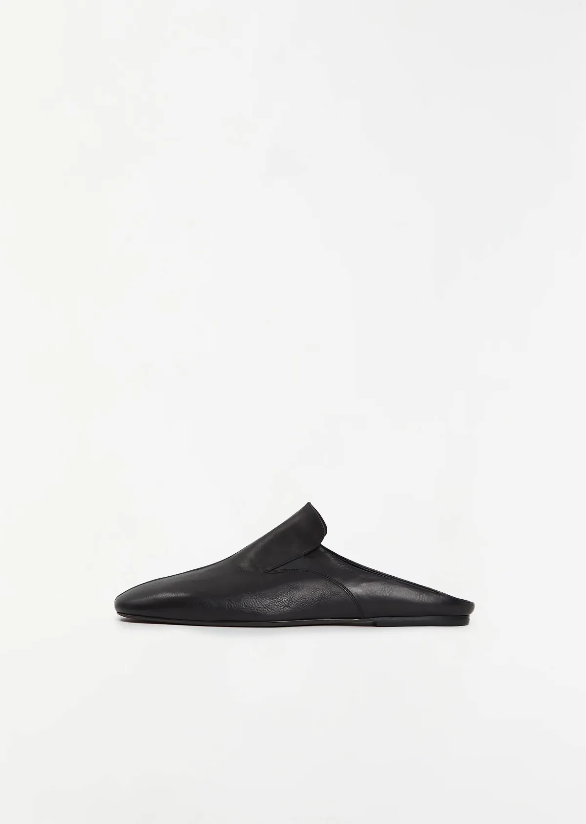 Leather Flat Mule by Dries Van Noten