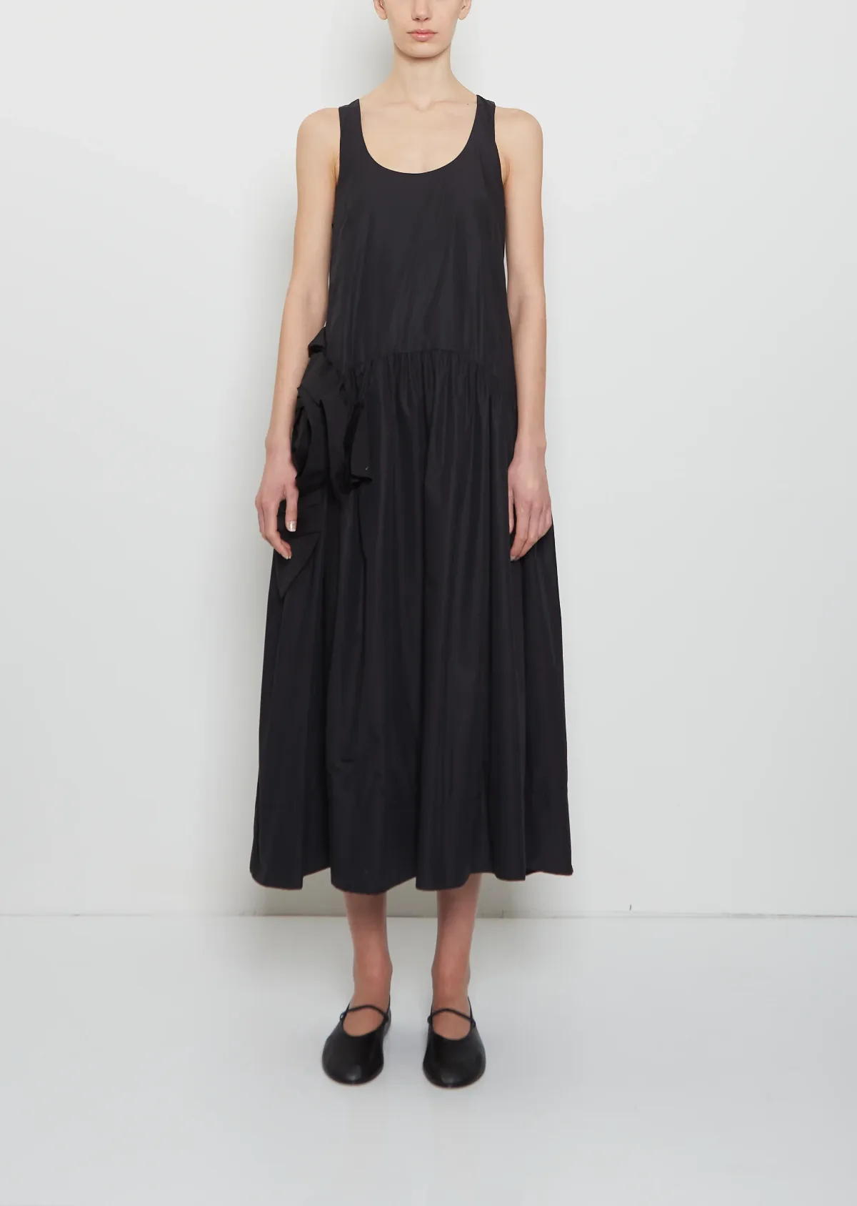 Pressed Rosette Cotton Flounce Dress by Simone Rocha