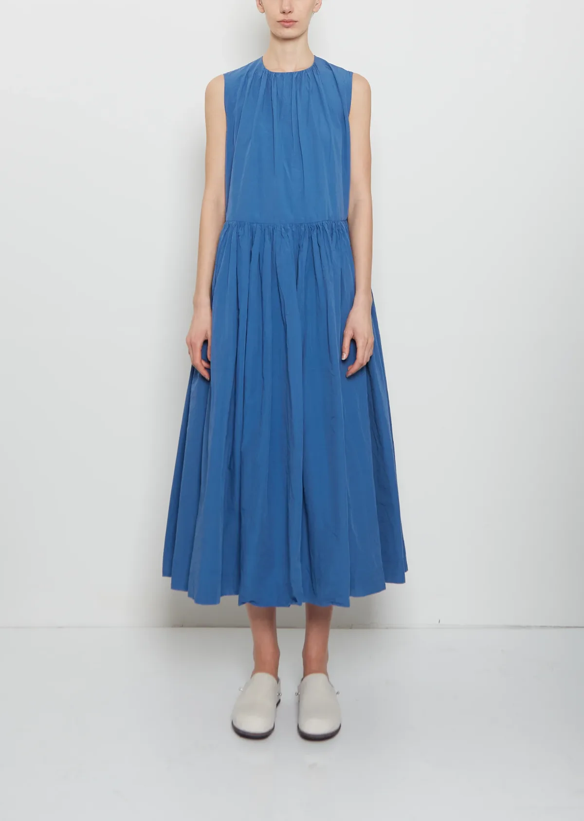 Pomme Ruchee Cotton Dress by Casey Casey