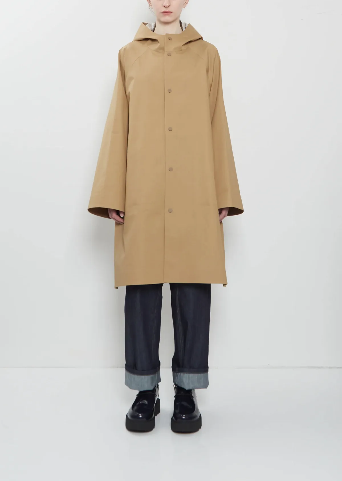 Catch Water-Repellent Bonded Cotton Coat by Sofie Dhoore