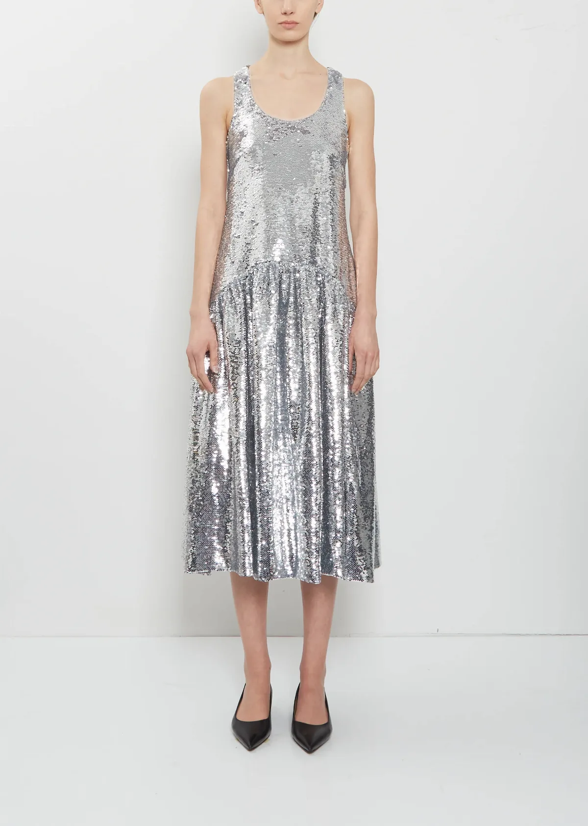 Flounce Sequins Dress by Simone Rocha