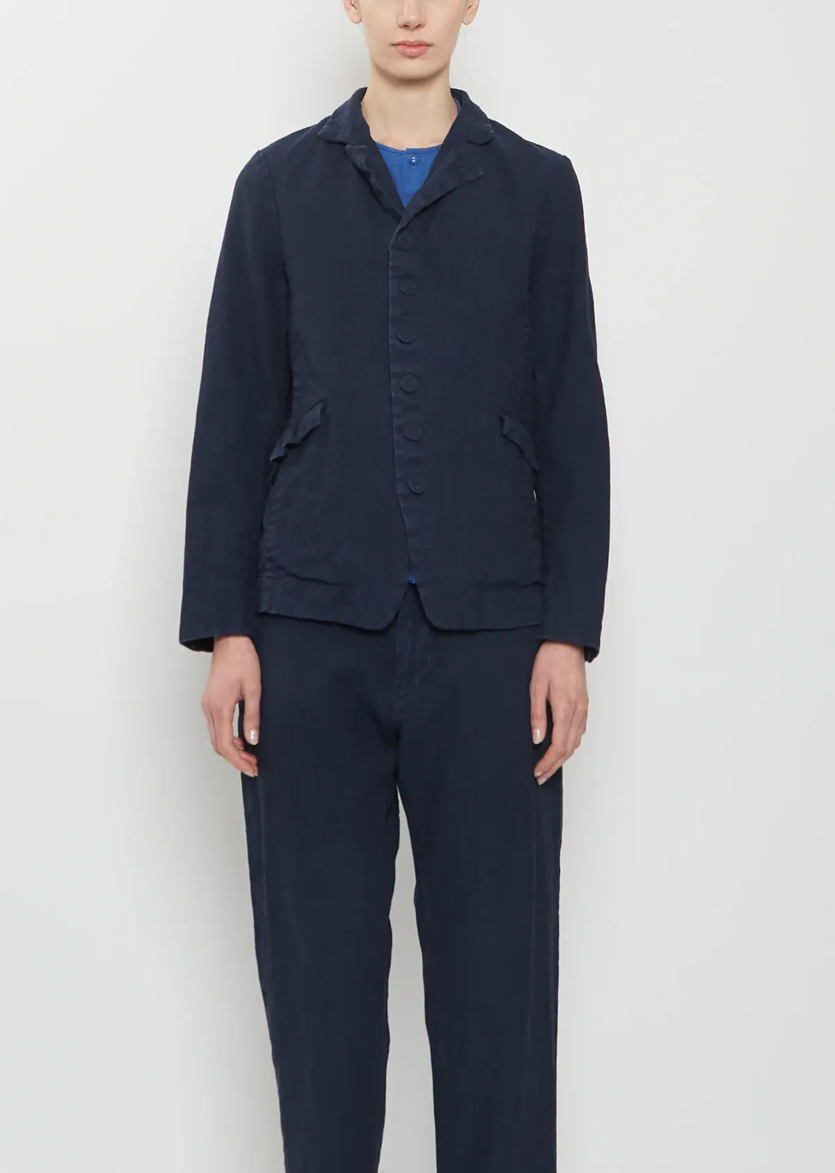 Linen Cotton Tailored Jacket