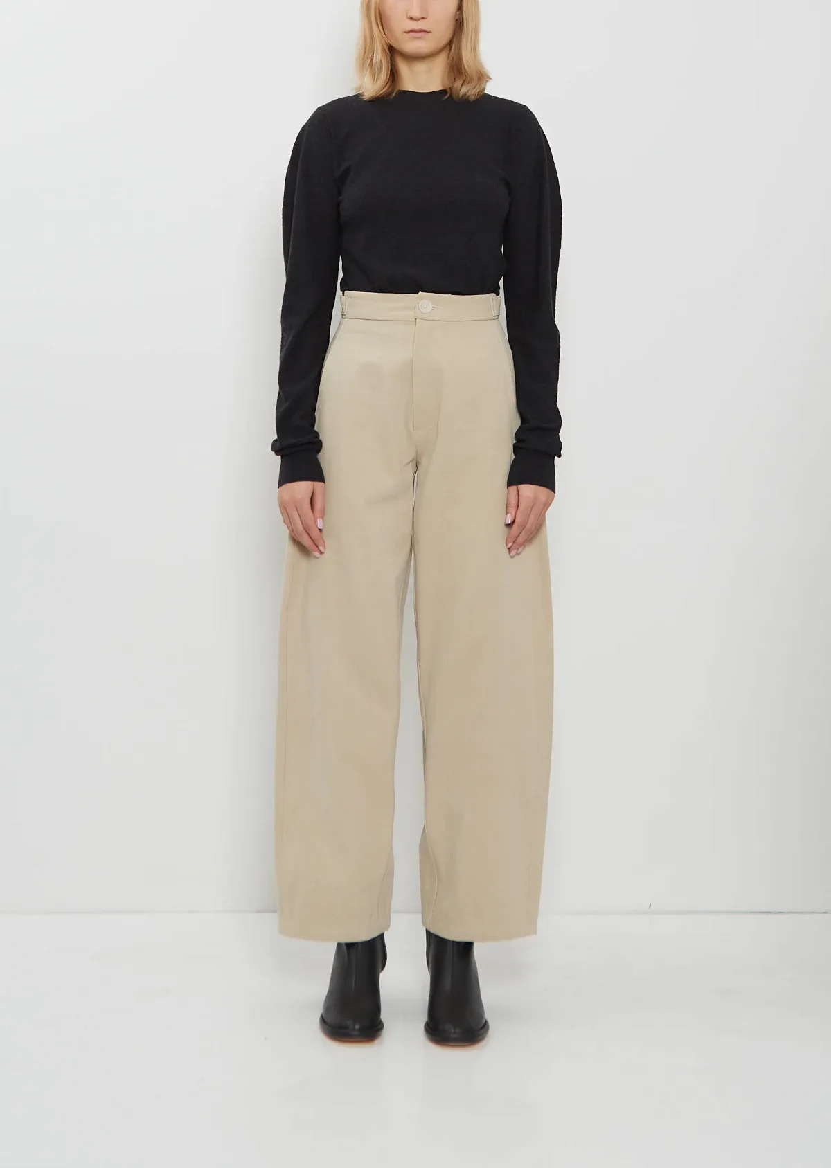 Cotton Canvas Pants by Lauren Manoogian