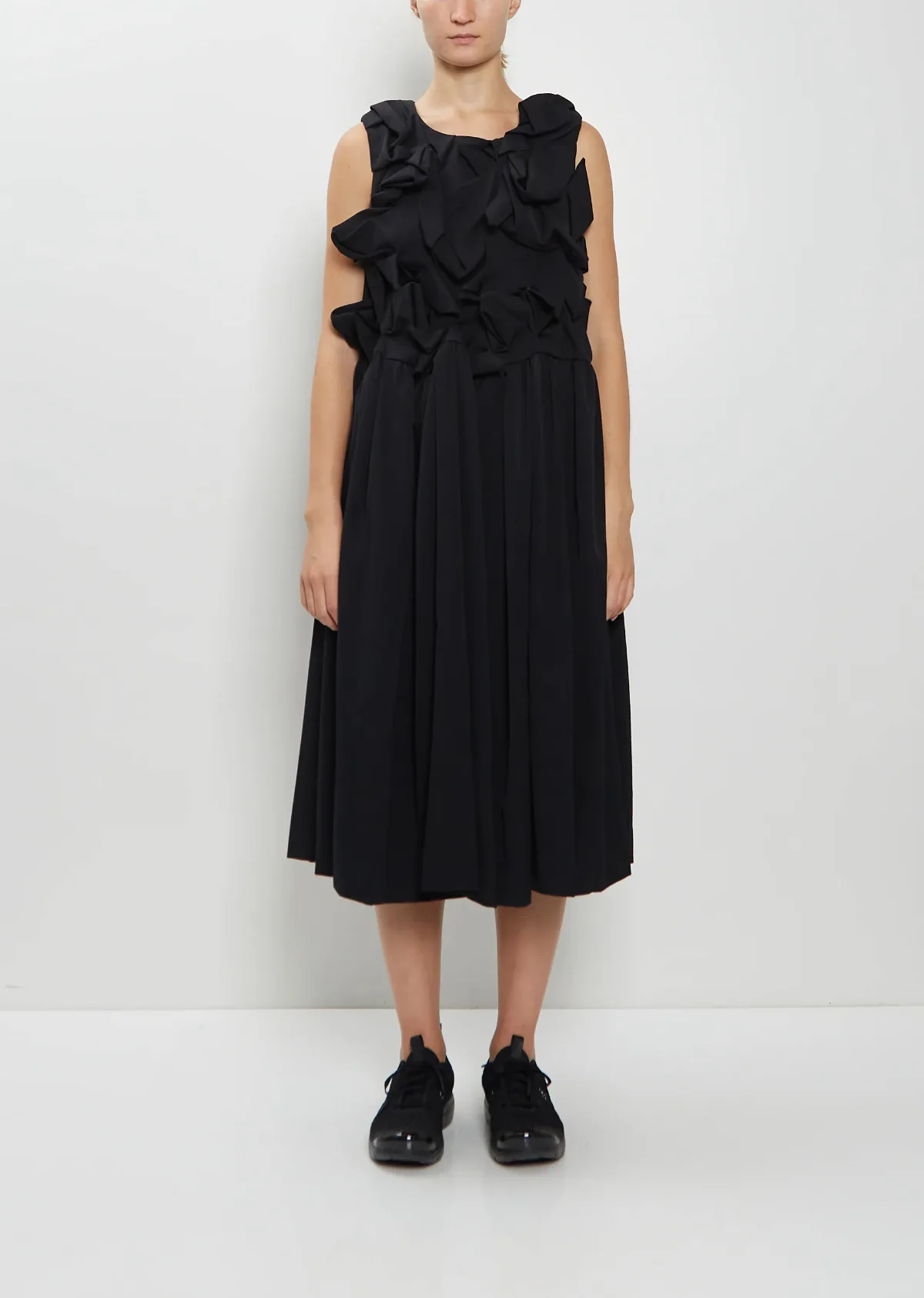 Sculptural Details Wool Dress by Comme des Garçons