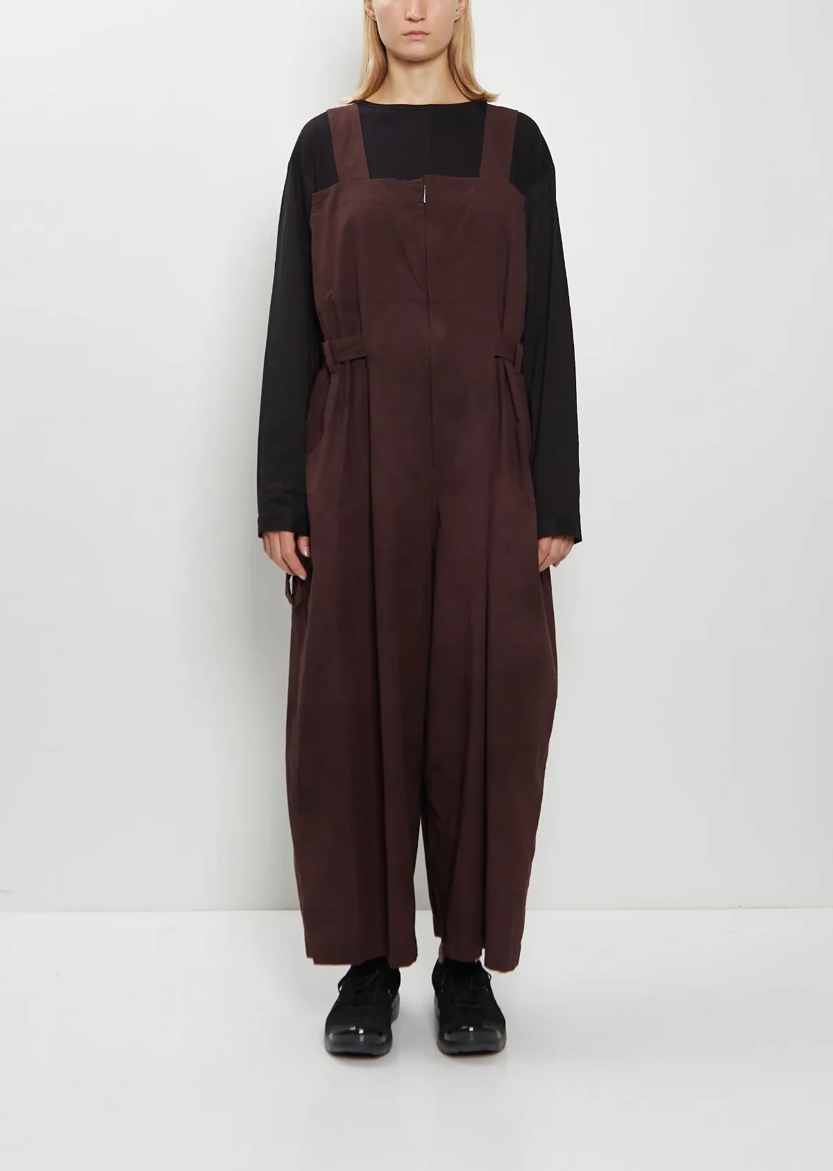 Oversized Cotton Wool Overalls by Ys