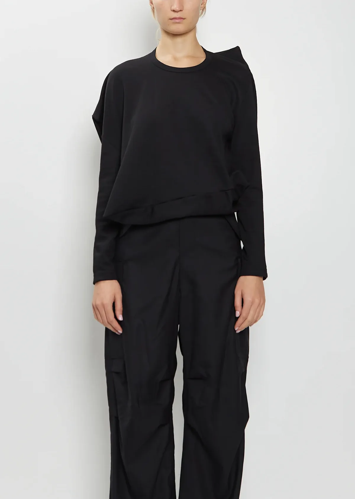 Wool Blend Asymmetrical Top by Junya Watanabe