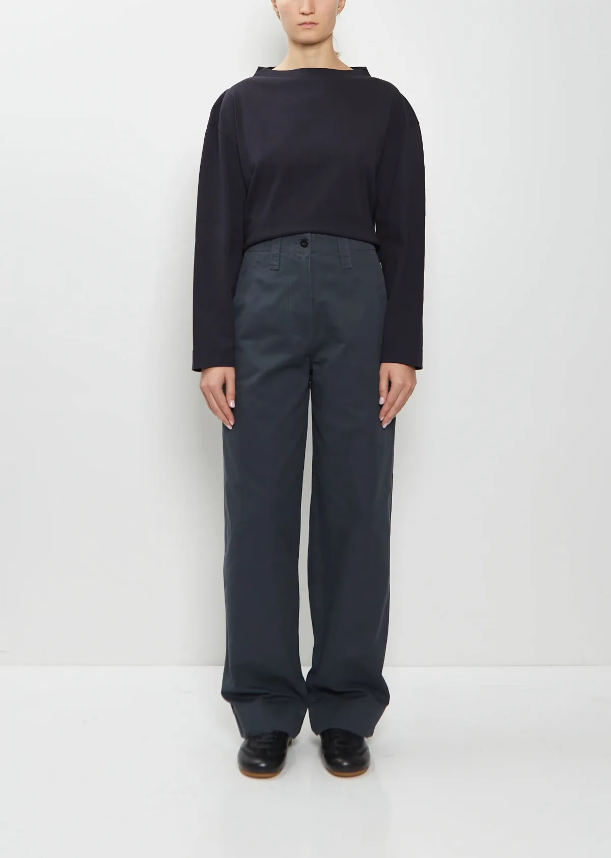 Slant Pocket Cotton Trousers by Mhl by Margaret Howell