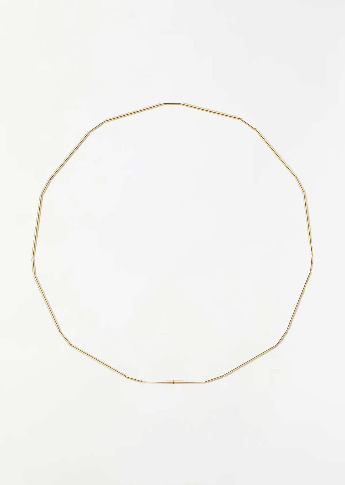 Construction Lines Necklace 4-1 - 58.5mm 18K Yellow Gold by Shihara